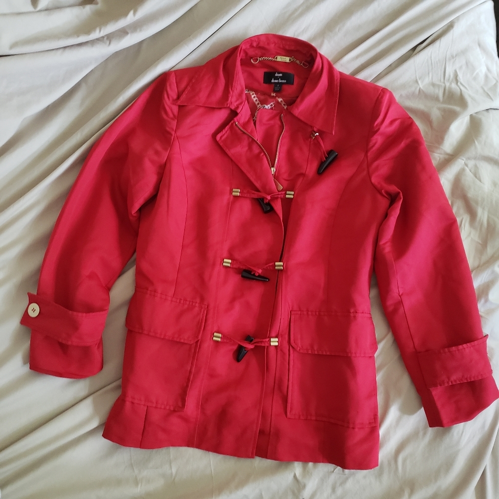 Dennis Basso Light Red Jacket